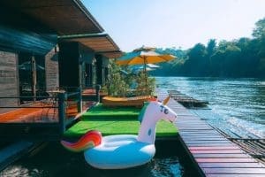 บ้านโยค โฟลทติ้ง เฮ้าส์ กาญจนบุรี / Banyok Floating House Kanchanaburi